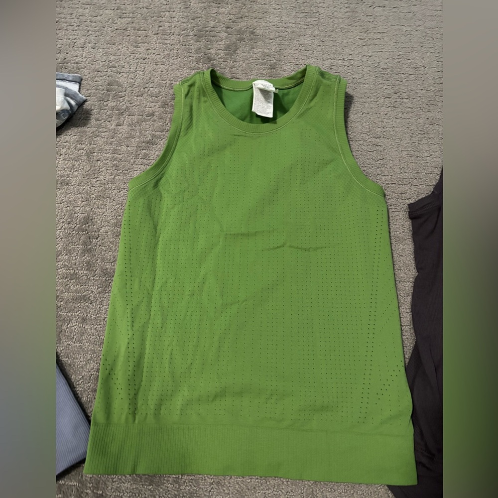 Athleta tank green xxs